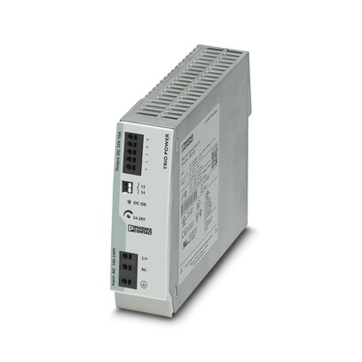Phoenix Contact Switching Power Supply; TRIO-PS-2G/1AC/24DC/10/B+D; 24VDC OUT; 10A; 85-264VAC/99-275VDC IN; Single Phase; DIN Rail Mount; Plastic; Push-In Connection
